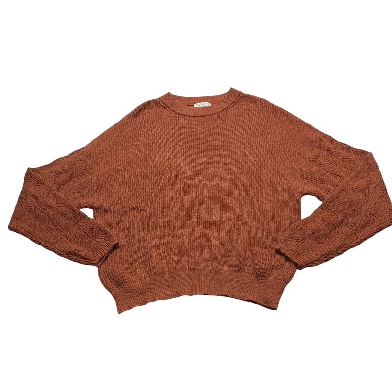 Sweater By Clothes Mentor In Orange, Size: L