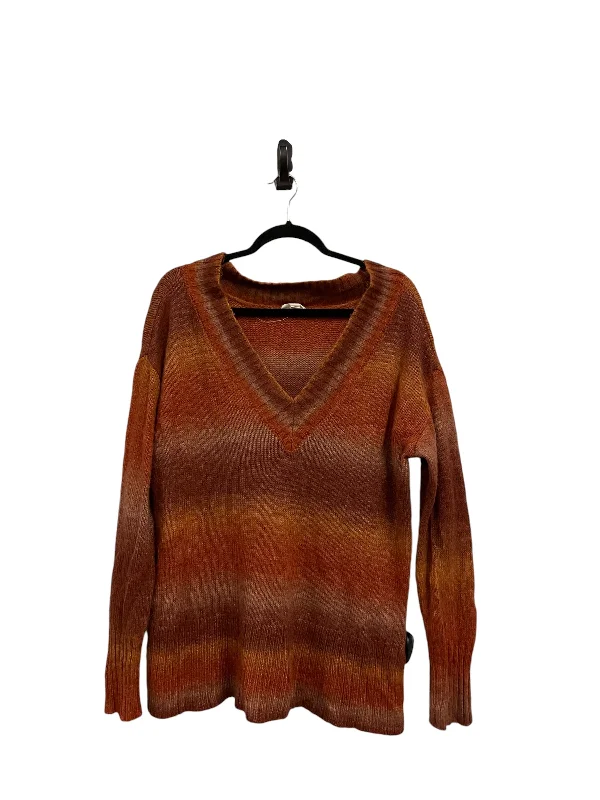 Sweater By Ana In Orange, Size: L