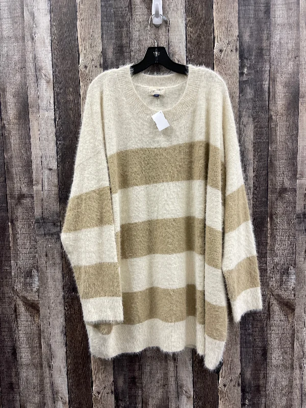 Sweater By Universal Thread In Beige, Size: 3x