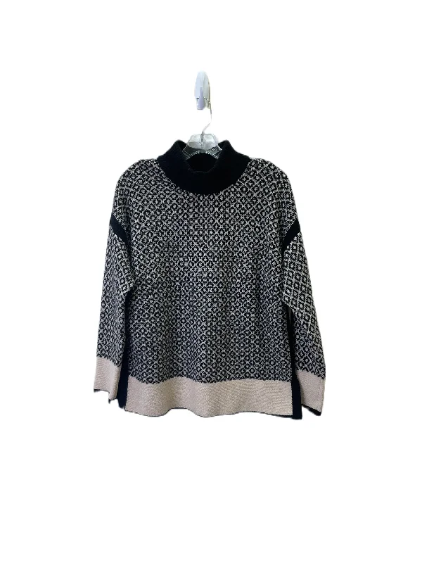 Sweater By J. Jill In Black & Cream, Size: M