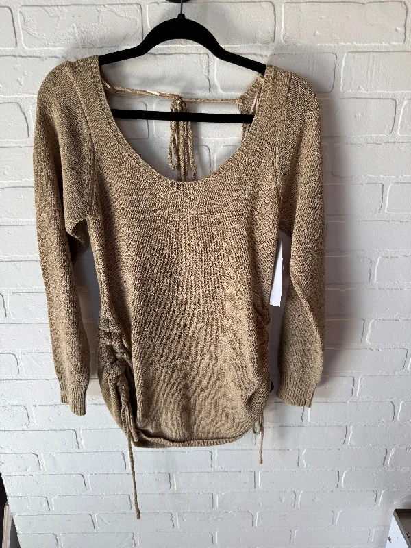 Sweater By Mable In Tan, Size: Xs