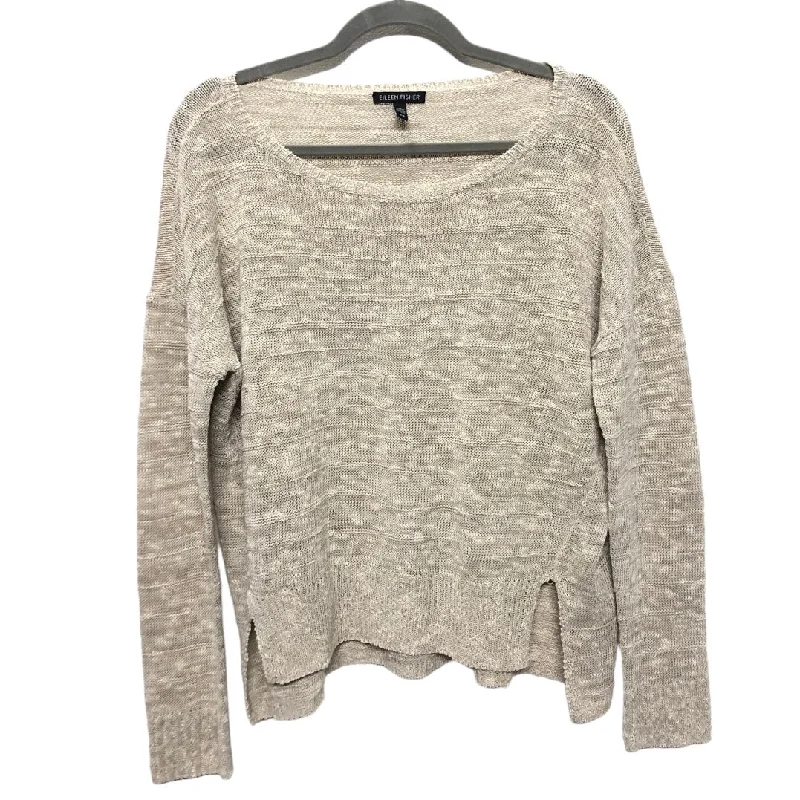 Sweater By Eileen Fisher In Beige, Size: S