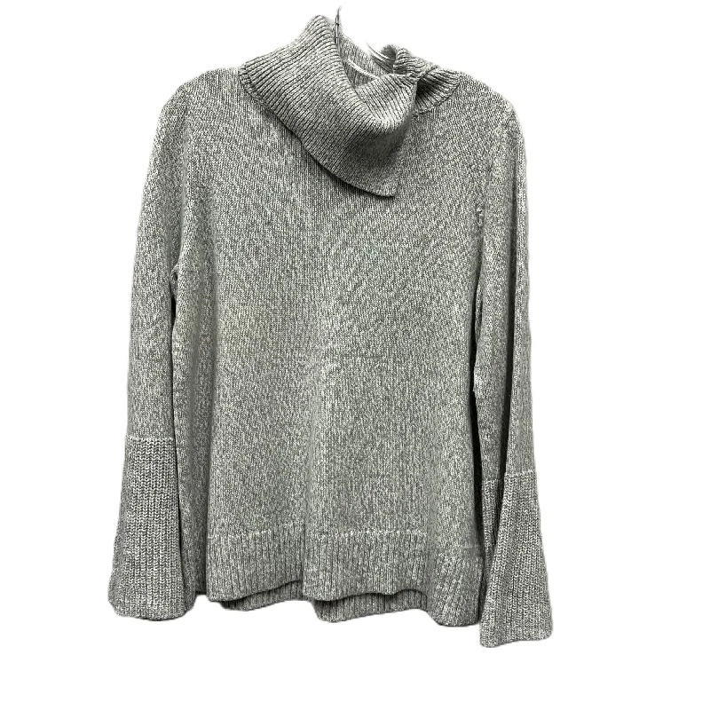 Sweater By Loft In Grey, Size: L