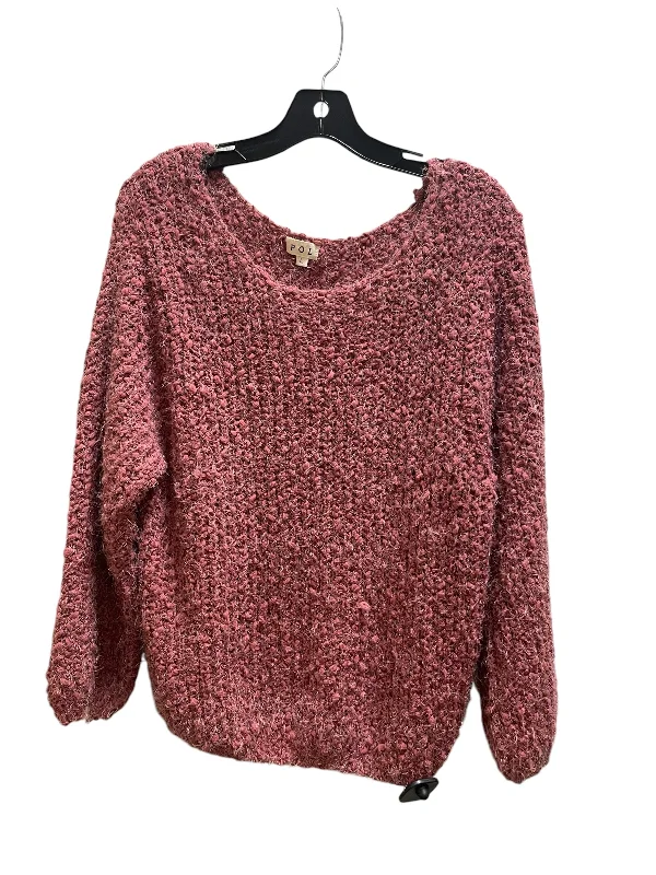 Sweater By Pol In Pink, Size: L