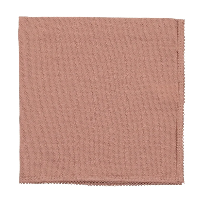 Lilette Pointelle Blanket - Pink