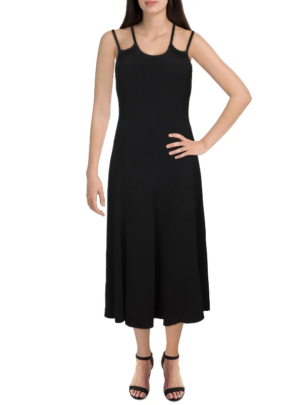 Womens Criss-Coss Back Long Maxi Dress