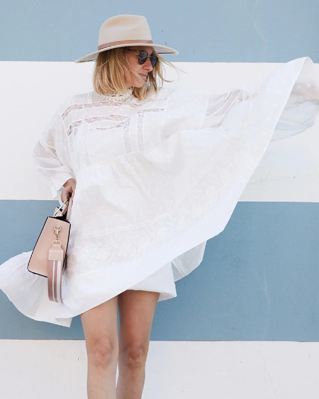 Unforgettable Oversized Lace Mini Dress