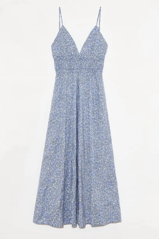 Belize Maxi Dress in French Blue