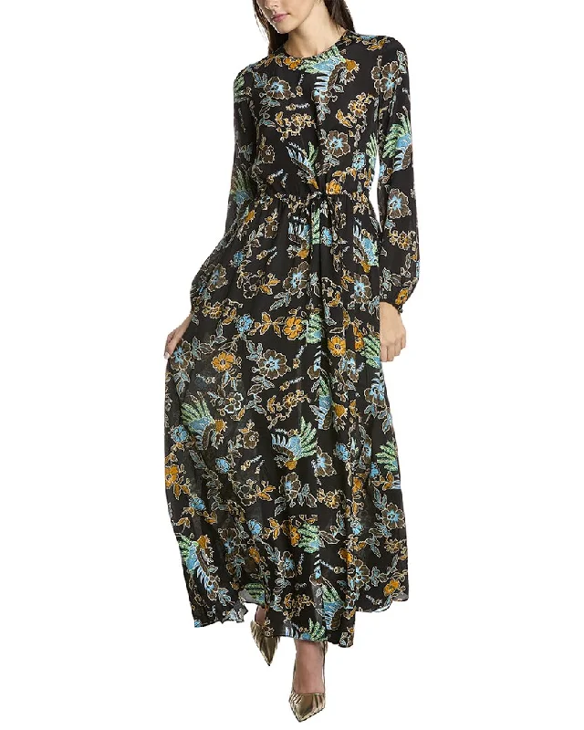 Diane von Furstenberg Silk-Blend Maxi Dress