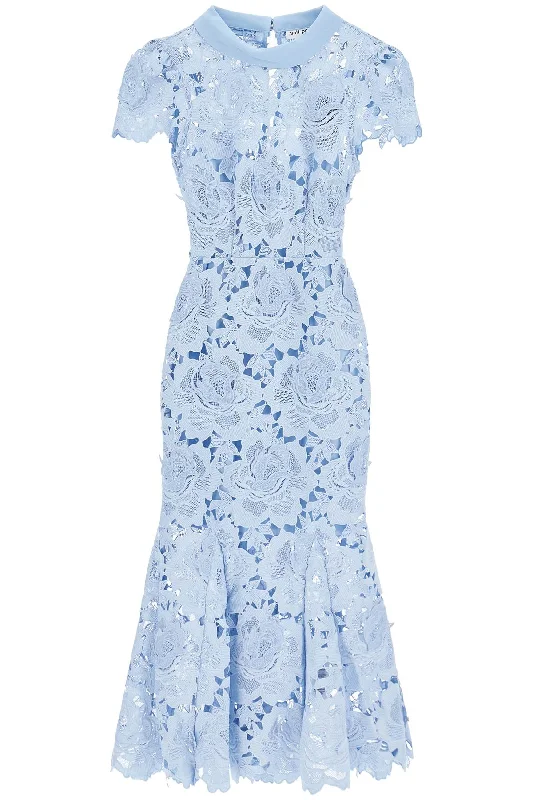 Self Portrait Women's Floral Lace Midi Dress With Eight