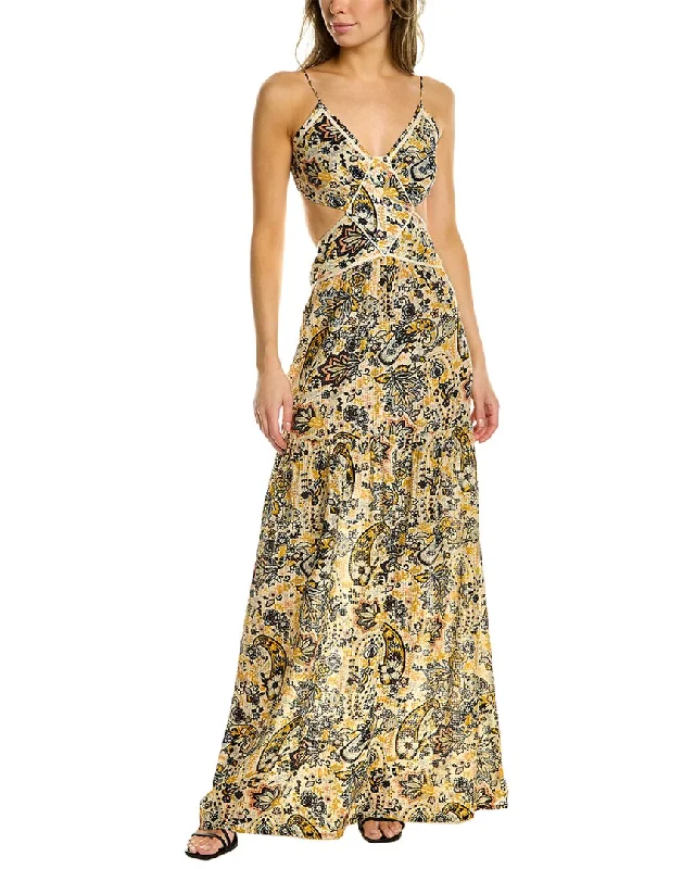 BA&SH Cut-Out Maxi Dress