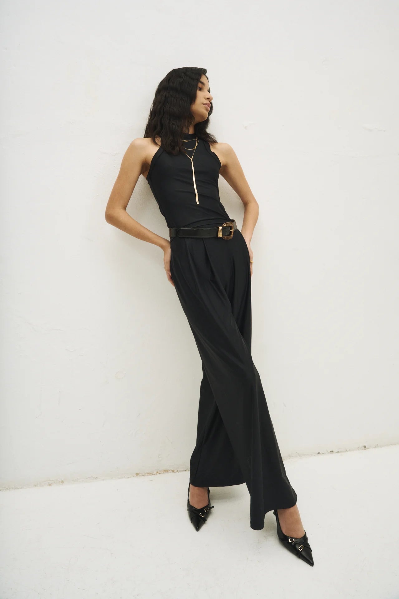 Olaya Wide Leg Trousers