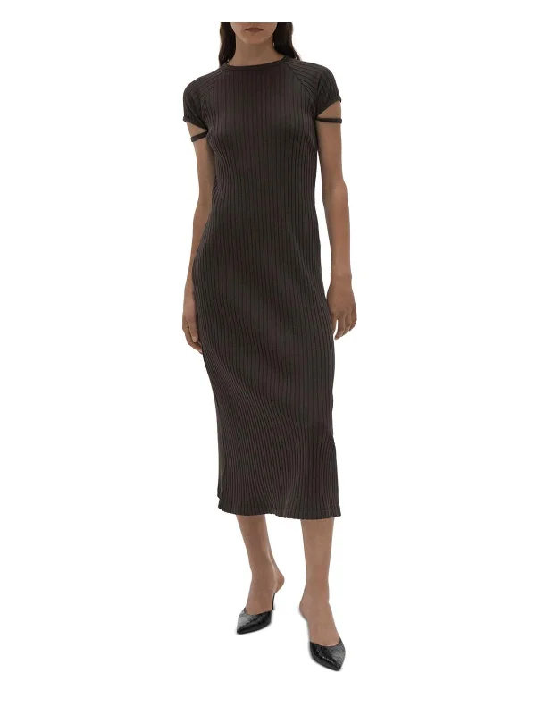 Womens Ribbed Long Maxi Dress