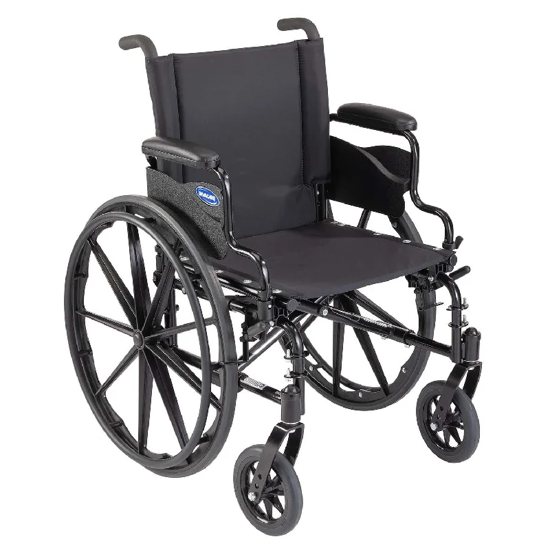 Invacare 9000 XT Lightweight Long Term Folding Wheelchair for Adults, 9XT