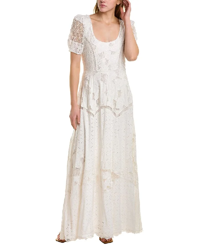 LoveShackFancy Nella Maxi Dress