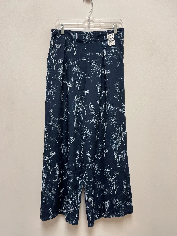 Pants Wide Leg By Clothes Mentor In Navy, Size: L