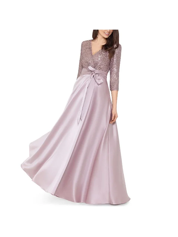 Womens Sequined Formal Evening Dress