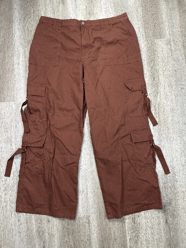 Pants Cargo & Utility By No Boundaries In Brown, Size: Xxl