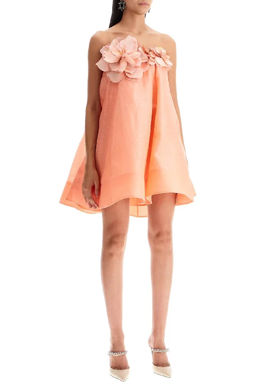 Zimmermann 'mini Organza Dress With Petal