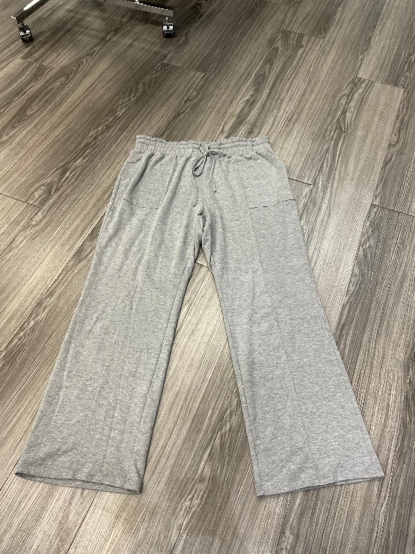 Pants Lounge By Ultra Flirt In Grey, Size: 2x