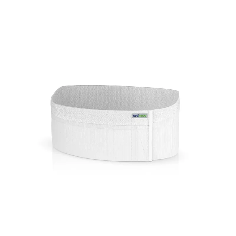 Actimove Professional Two-Panel Rib Belt For Women, White