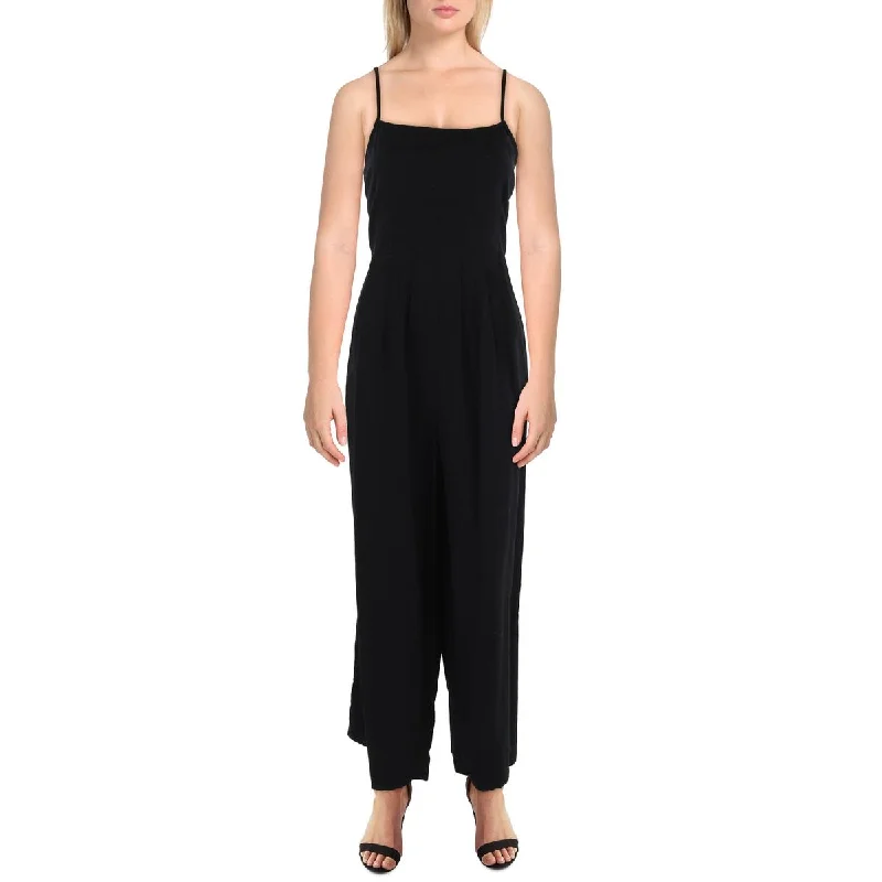 Lucky Brand Womens Hemp Blend Crop Jumpsuit