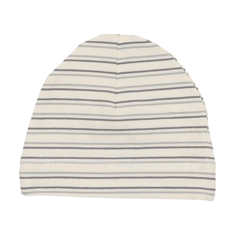 Lilette Signature Stripe Beanie - Bluebell