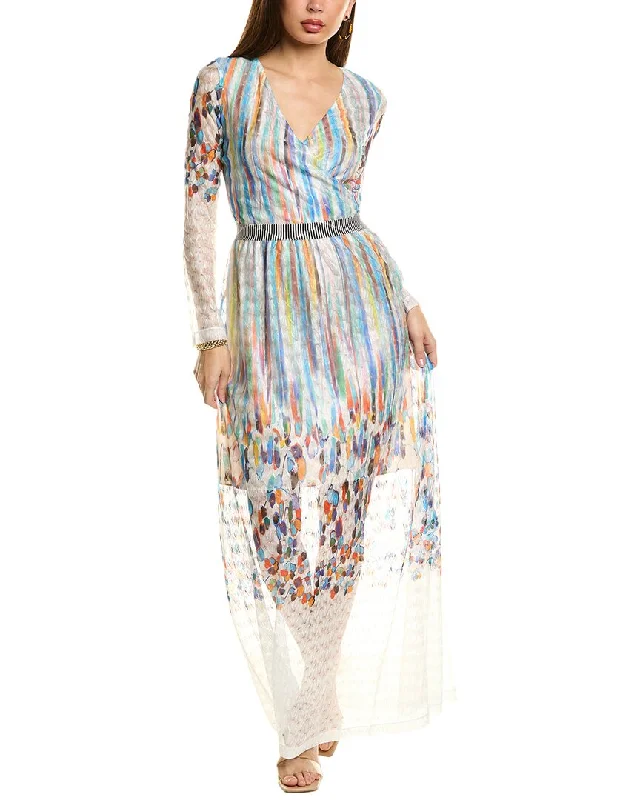 M Missoni Lace Wool-Blend Maxi Dress