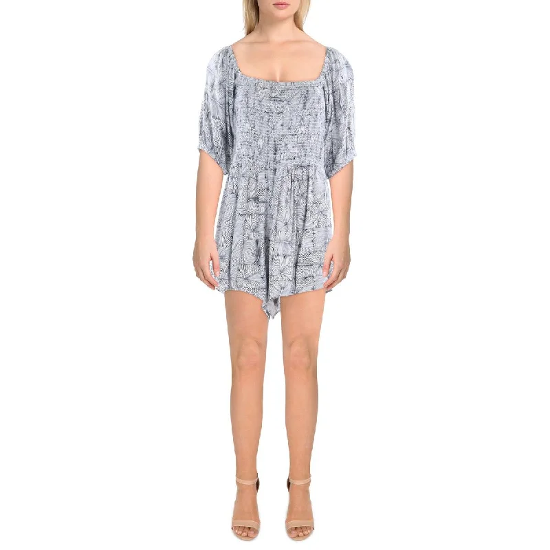 Roxy Womens Printed Short Romper