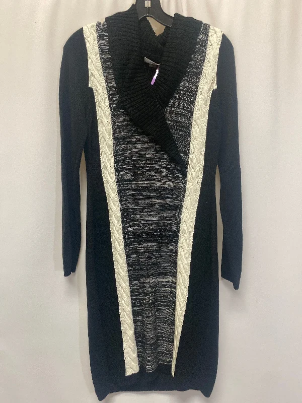 Black & White Dress Sweater Calvin Klein, Size M