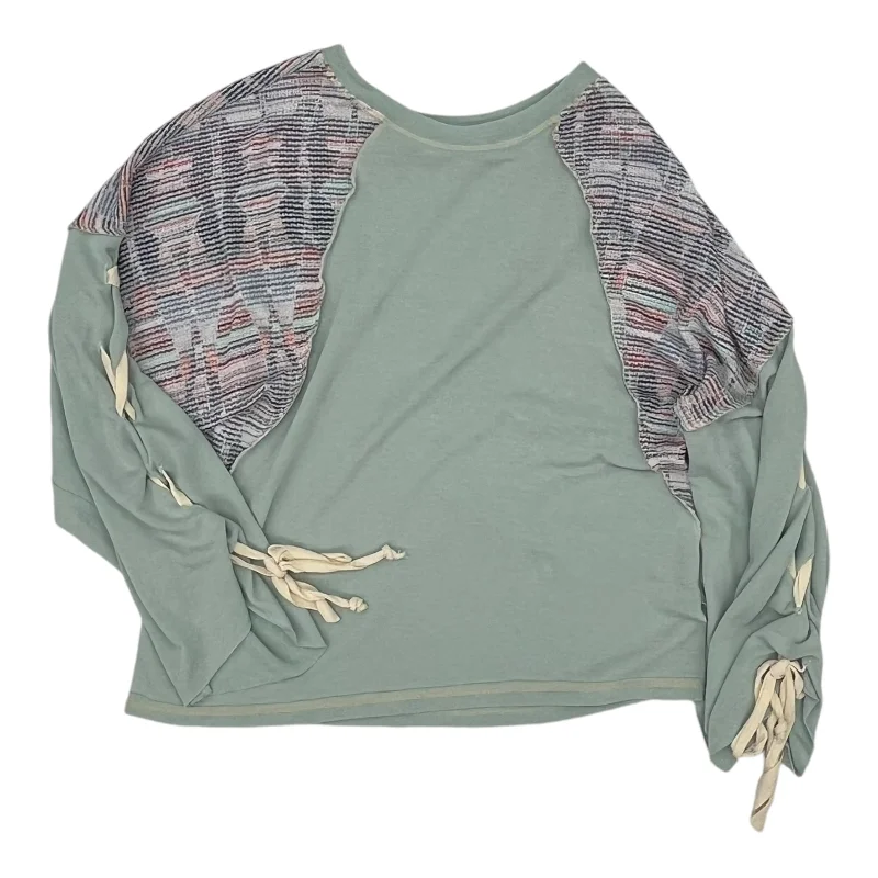 Top Ls By Clothes Mentor In Green, Size:M