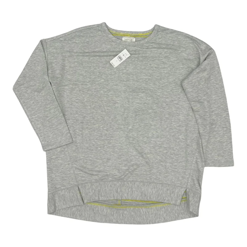 Top Ls By Lou And Grey In Grey, Size:L