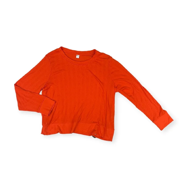 Top Long Sleeve By Old Navy In Orange, Size: Xxl